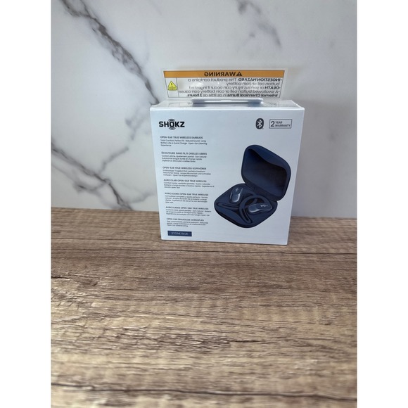 Shokz OpenFit Air Wireless Open-Ear Headphones Bluetooth Earbuds Blue - Picture 4 of 5